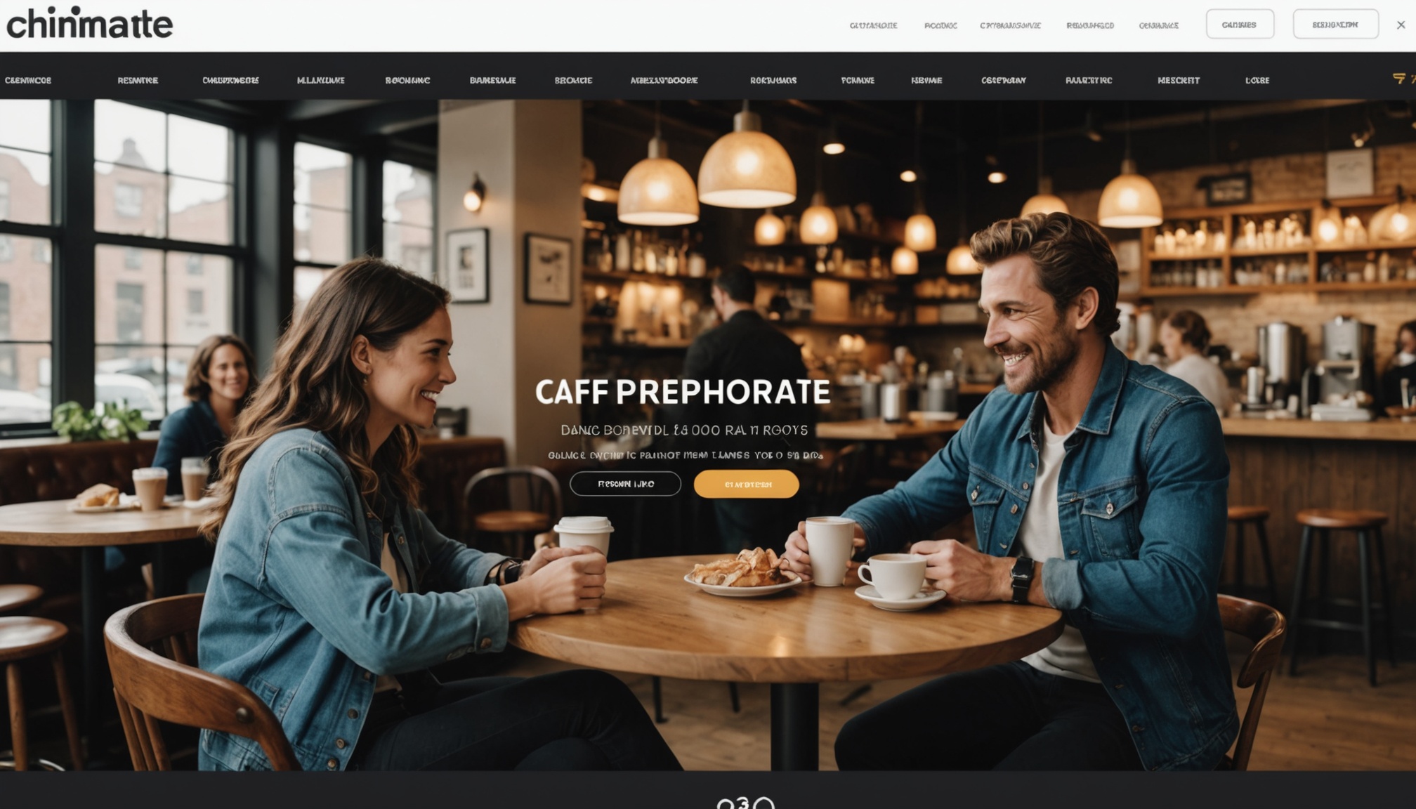 Warm café counter and seating that reflects the Broperks hospitality network
